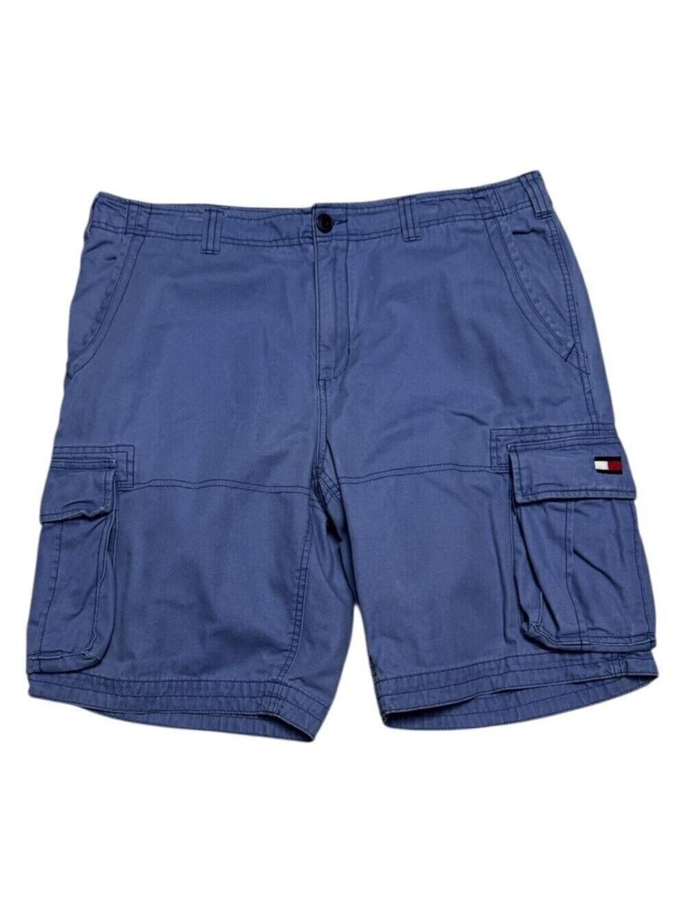 TOMMY HILFIGER Cargo Casual Summer Blue Shorts Mens 38" / XL